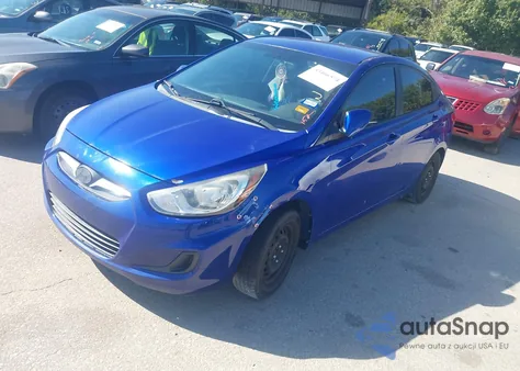 2012 Hyundai Accent Gls z USA, uszkodzony, nr VIN KMHCT4AE0CU232807